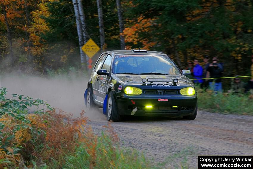 Chase Blakely / Mike Callaway VW GTI GTX on SS5, Far Point I.