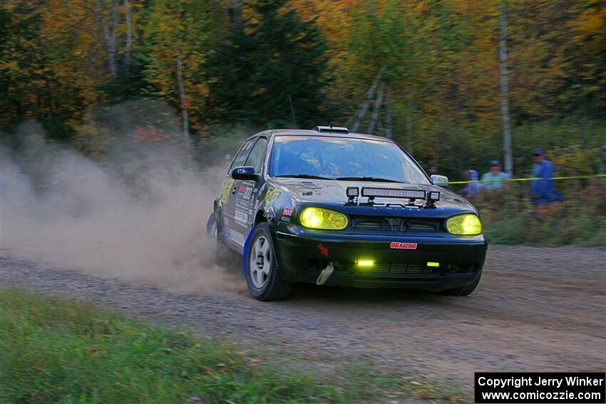 Chase Blakely / Mike Callaway VW GTI GTX on SS5, Far Point I.