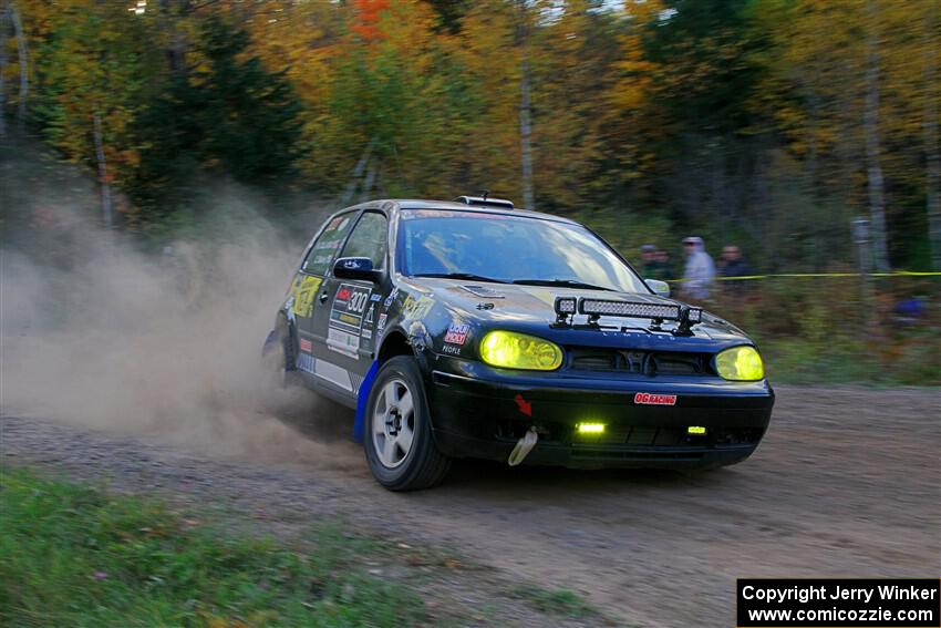 Chase Blakely / Mike Callaway VW GTI GTX on SS5, Far Point I.