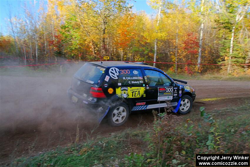 Chase Blakely / Mike Callaway VW GTI GTX on SS5, Far Point I.