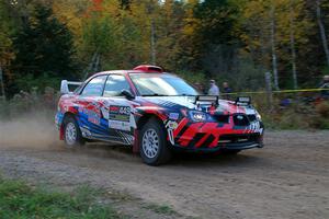 Andrew Layton / Joe Layton Subaru Impreza on SS5, Far Point I.