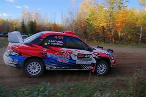 Andrew Layton / Joe Layton Subaru Impreza on SS5, Far Point I.