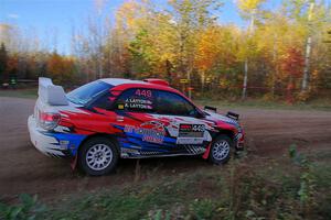 Andrew Layton / Joe Layton Subaru Impreza on SS5, Far Point I.