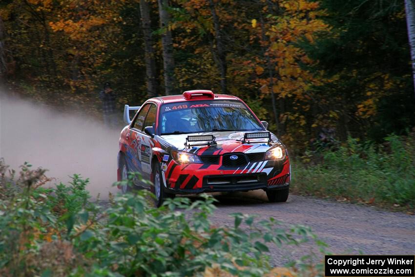 Andrew Layton / Joe Layton Subaru Impreza on SS5, Far Point I.