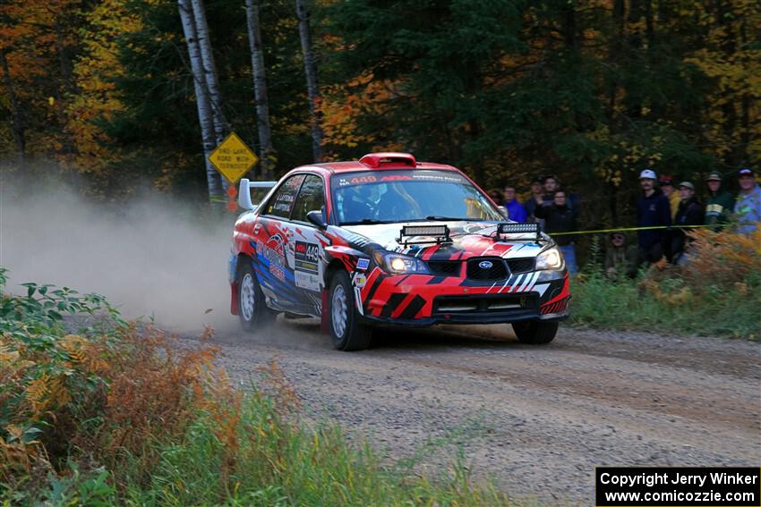 Andrew Layton / Joe Layton Subaru Impreza on SS5, Far Point I.