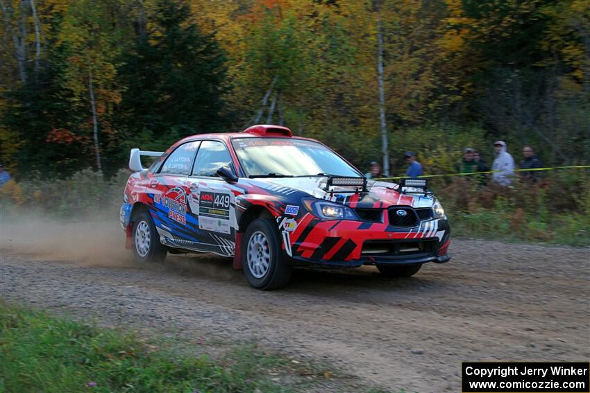 Andrew Layton / Joe Layton Subaru Impreza on SS5, Far Point I.