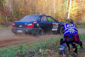 Brian Atwood / Kenny Michels Subaru Impreza on SS5, Far Point I.