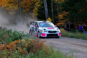 Brad Hayosh / Neil Moser Subaru WRX STi on SS5, Far Point I.