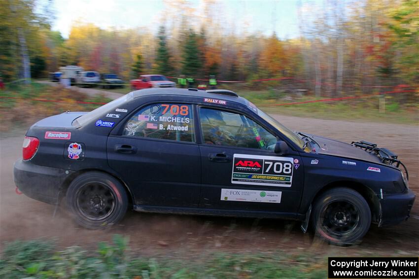 Brian Atwood / Kenny Michels Subaru Impreza on SS5, Far Point I.