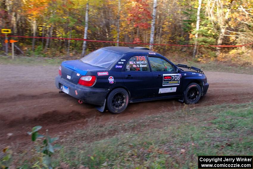 Brian Atwood / Kenny Michels Subaru Impreza on SS5, Far Point I.