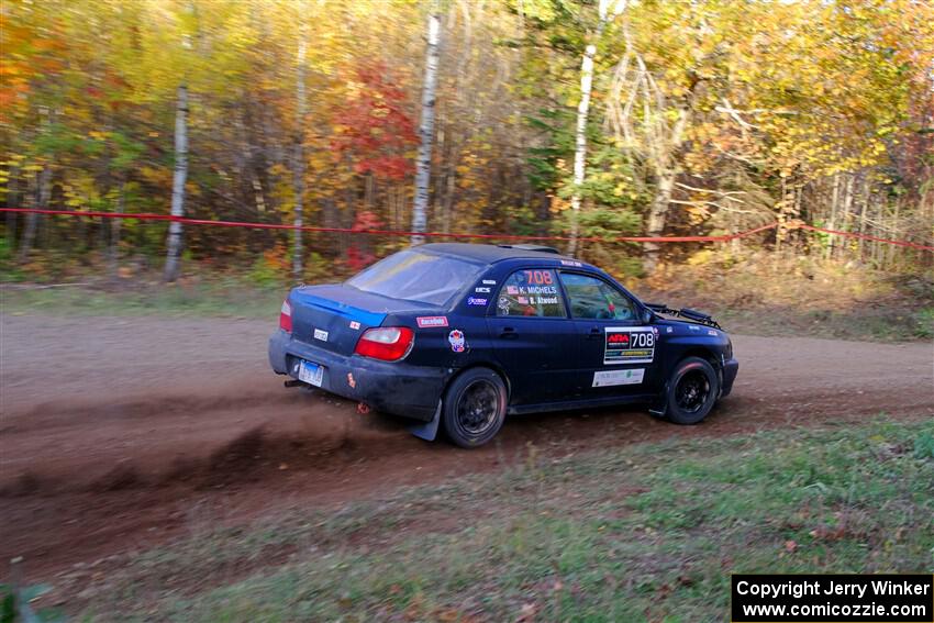 Brian Atwood / Kenny Michels Subaru Impreza on SS5, Far Point I.