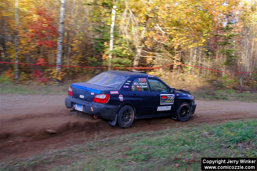 Brian Atwood / Kenny Michels Subaru Impreza on SS5, Far Point I.