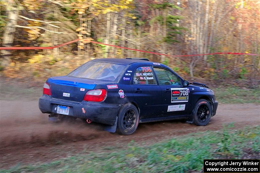 Brian Atwood / Kenny Michels Subaru Impreza on SS5, Far Point I.