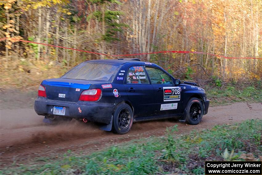 Brian Atwood / Kenny Michels Subaru Impreza on SS5, Far Point I.