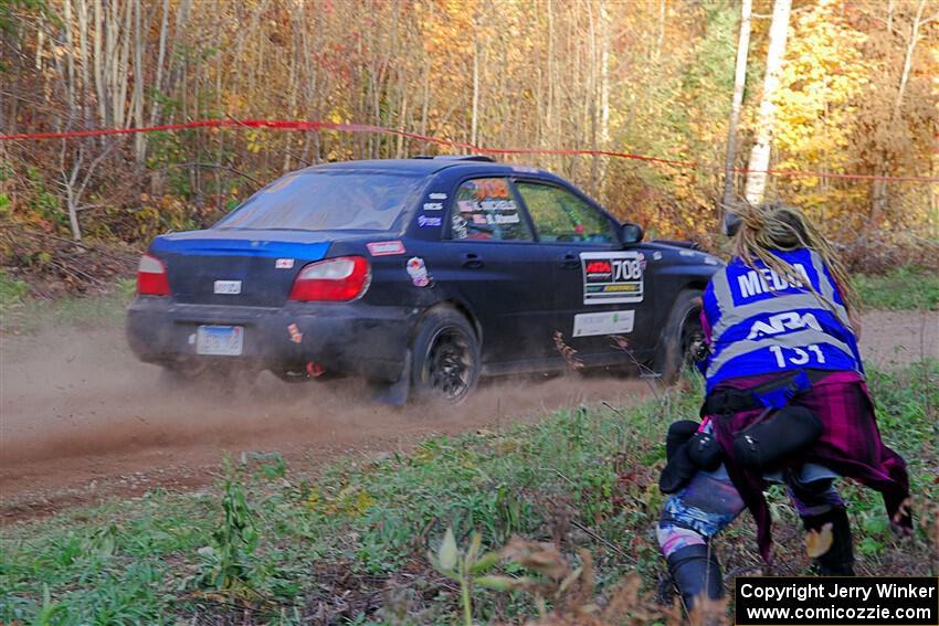 Brian Atwood / Kenny Michels Subaru Impreza on SS5, Far Point I.