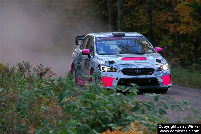 Brad Hayosh / Neil Moser Subaru WRX STi on SS5, Far Point I.