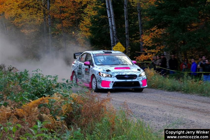 Brad Hayosh / Neil Moser Subaru WRX STi on SS5, Far Point I.