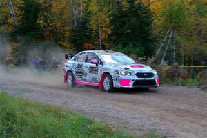 Brad Hayosh / Neil Moser Subaru WRX STi on SS5, Far Point I.