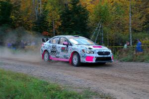 Brad Hayosh / Neil Moser Subaru WRX STi on SS5, Far Point I.