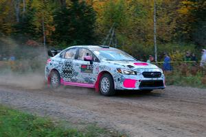 Brad Hayosh / Neil Moser Subaru WRX STi on SS5, Far Point I.