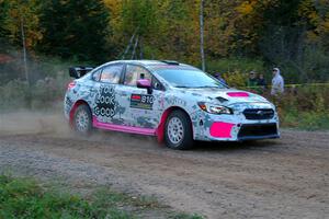 Brad Hayosh / Neil Moser Subaru WRX STi on SS5, Far Point I.