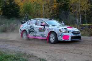 Brad Hayosh / Neil Moser Subaru WRX STi on SS5, Far Point I.