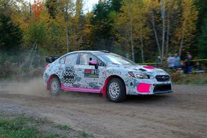 Brad Hayosh / Neil Moser Subaru WRX STi on SS5, Far Point I.