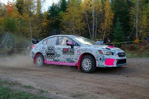 Brad Hayosh / Neil Moser Subaru WRX STi on SS5, Far Point I.