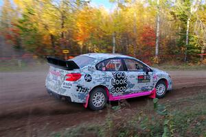 Brad Hayosh / Neil Moser Subaru WRX STi on SS5, Far Point I.