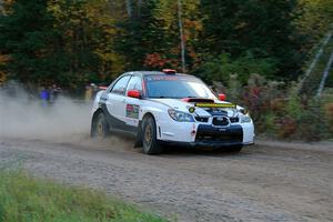 Jason Cook / Maggie Tu Subaru WRX on SS5, Far Point I.