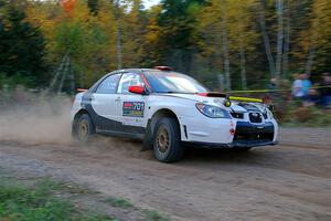 Jason Cook / Maggie Tu Subaru WRX on SS5, Far Point I.