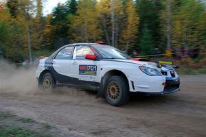 Jason Cook / Maggie Tu Subaru WRX on SS5, Far Point I.