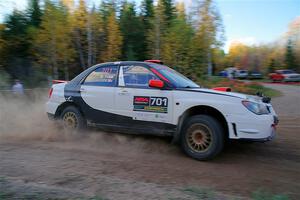 Jason Cook / Maggie Tu Subaru WRX on SS5, Far Point I.