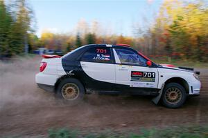 Jason Cook / Maggie Tu Subaru WRX on SS5, Far Point I.