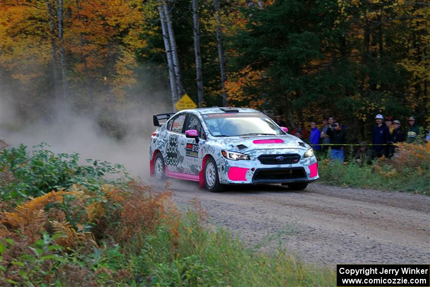 Brad Hayosh / Neil Moser Subaru WRX STi on SS5, Far Point I.