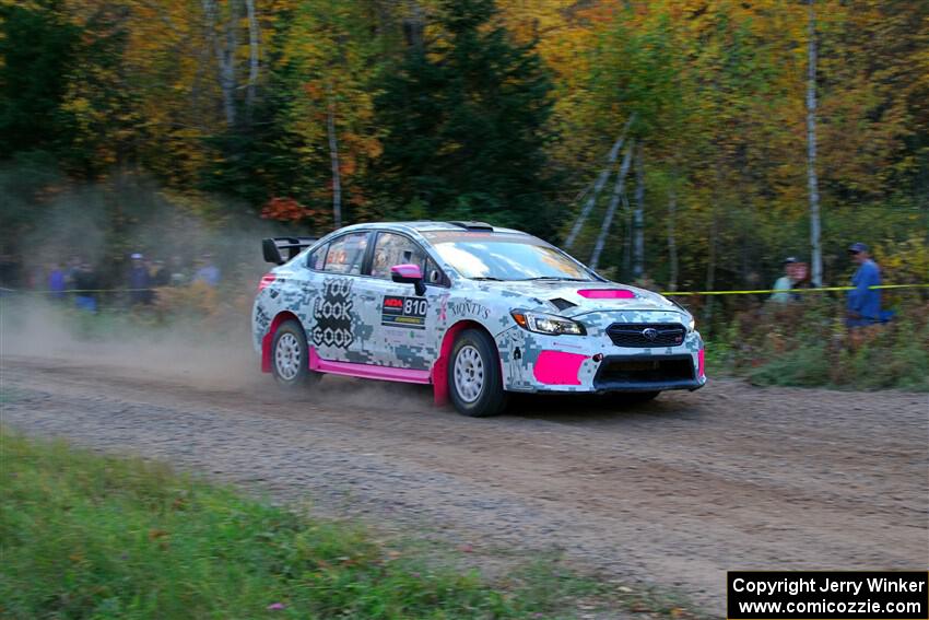 Brad Hayosh / Neil Moser Subaru WRX STi on SS5, Far Point I.