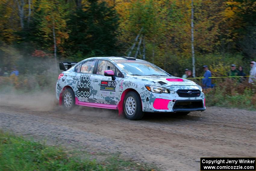 Brad Hayosh / Neil Moser Subaru WRX STi on SS5, Far Point I.