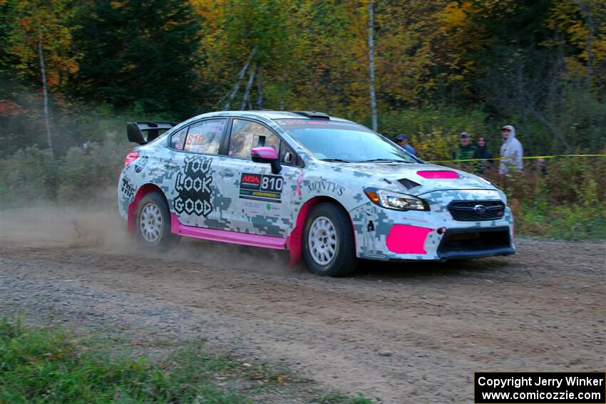 Brad Hayosh / Neil Moser Subaru WRX STi on SS5, Far Point I.