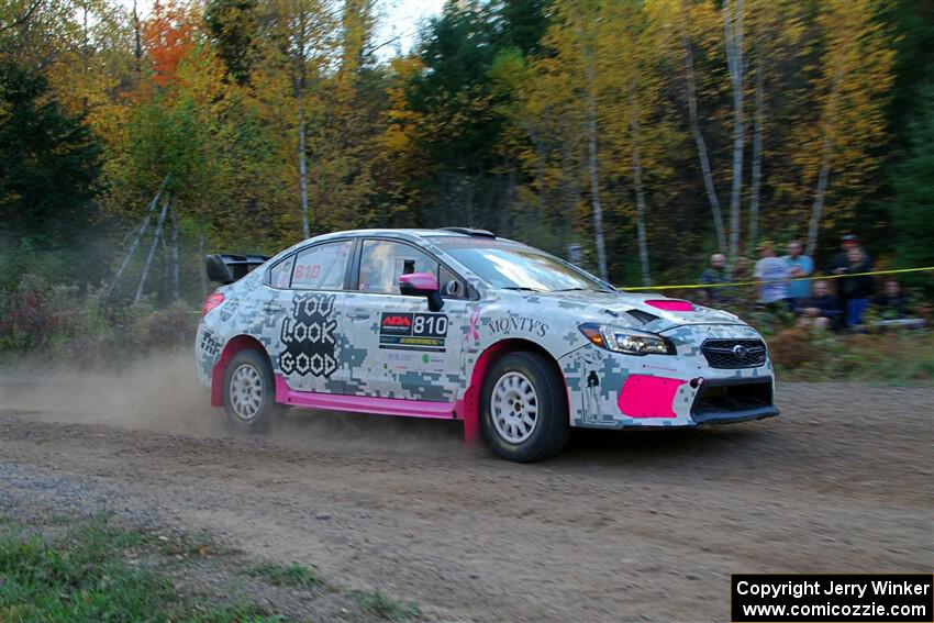 Brad Hayosh / Neil Moser Subaru WRX STi on SS5, Far Point I.