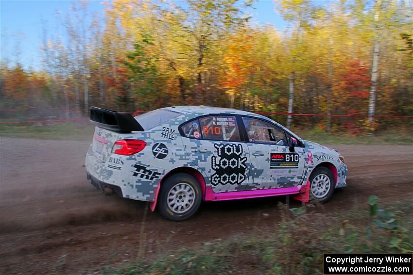 Brad Hayosh / Neil Moser Subaru WRX STi on SS5, Far Point I.