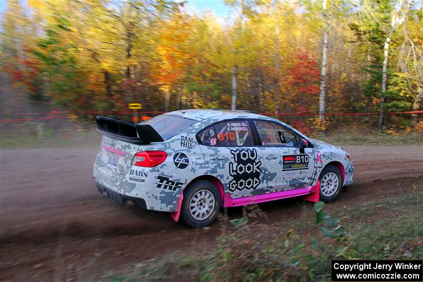 Brad Hayosh / Neil Moser Subaru WRX STi on SS5, Far Point I.