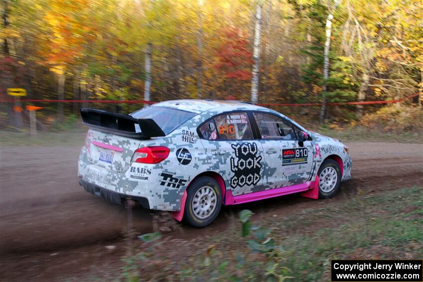 Brad Hayosh / Neil Moser Subaru WRX STi on SS5, Far Point I.