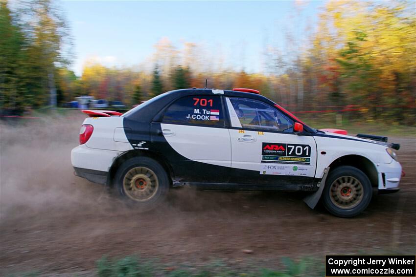 Jason Cook / Maggie Tu Subaru WRX on SS5, Far Point I.