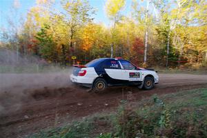 Jason Cook / Maggie Tu Subaru WRX on SS5, Far Point I.