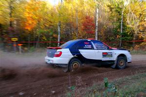 Jason Cook / Maggie Tu Subaru WRX on SS5, Far Point I.