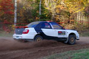 Jason Cook / Maggie Tu Subaru WRX on SS5, Far Point I.