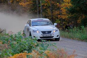 John Barnett / Matt Vaught Lexus IS250 on SS5, Far Point I.