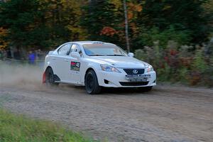 John Barnett / Matt Vaught Lexus IS250 on SS5, Far Point I.