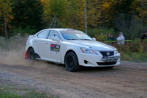 John Barnett / Matt Vaught Lexus IS250 on SS5, Far Point I.