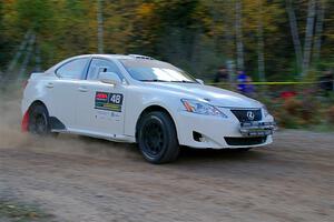 John Barnett / Matt Vaught Lexus IS250 on SS5, Far Point I.